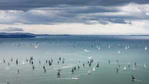 Record-breaking 444-boat fleet starts Rolex Fastnet Race (and just 3 have retired after Day 1)